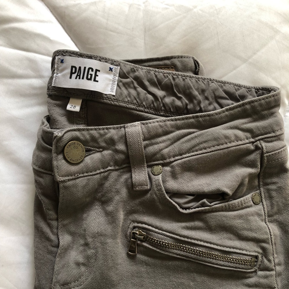 Paige Grey Jane Zip Pant